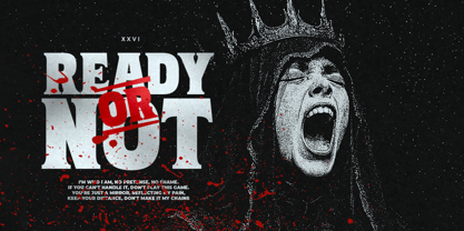 Burn To Death Font Poster 5