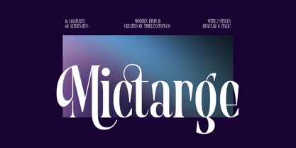 Begosta Font Poster 13