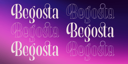 Begosta Font Poster 11
