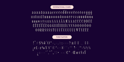 Begosta Font Poster 15