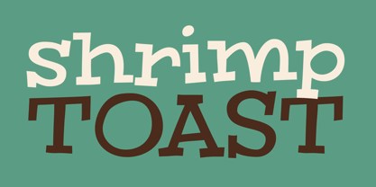 Shrimp Toast Font Poster 1