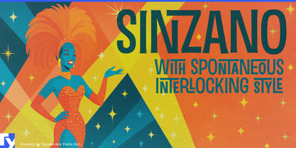 Sinzano Font Poster 1