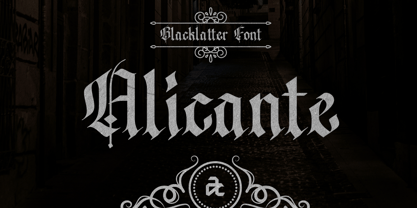 Alicante Font Poster 1