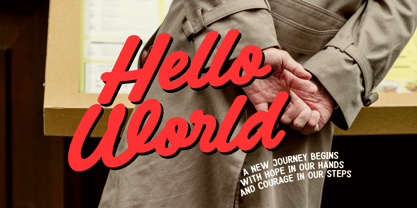 Think Respect Font Poster 8