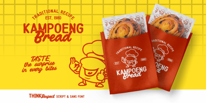 Think Respect Font Poster 7