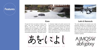 Seigo Kana Classic OT Font Poster 3