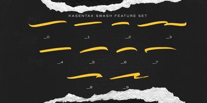 Kasentax Font Poster 8