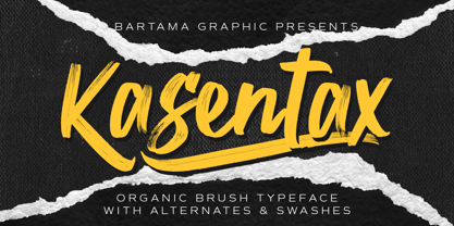 Kasentax Font Poster 1
