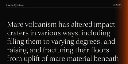 Guren Font Poster 13