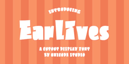 Earlives Font Poster 1