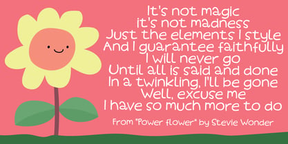 Talking Away Font Poster 7