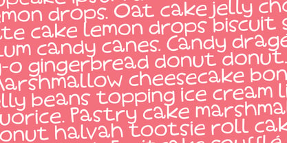 Talking Away Font Poster 9