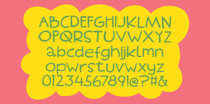 Talking Away Font Poster 8