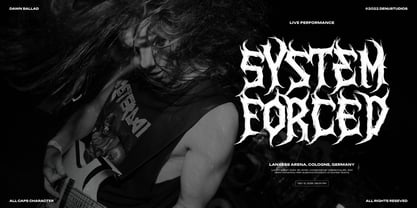 Dawn Ballad Font Poster 5