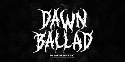 Dawn Ballad Font Poster 1