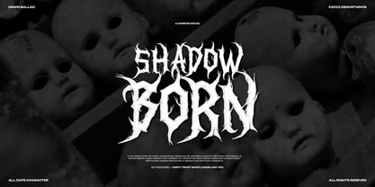 Dawn Ballad Font Poster 3