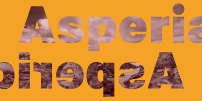 Asperia Variable Font Poster 6