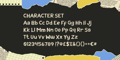 Scribby Words Font Poster 5