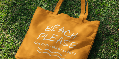 Andrea Handwriting Font Poster 2