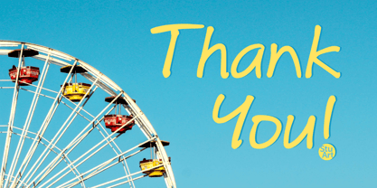 Andrea Handwriting Font Poster 12