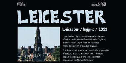 Kentaz Display Font Poster 9