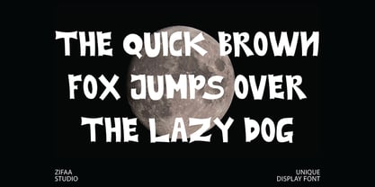 Kentaz Display Font Poster 3