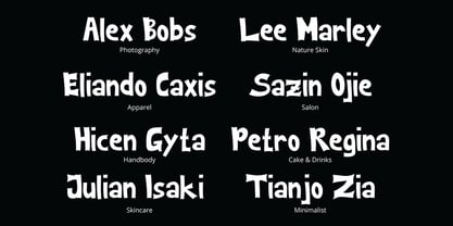 Kentaz Display Font Poster 5