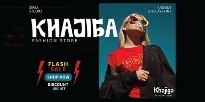 Kentaz Display Font Poster 8