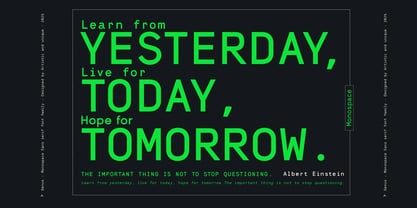 Genus Font Poster 10