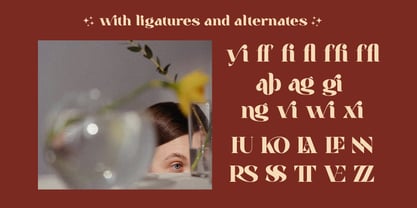 Fleur Mirage Font Poster 11