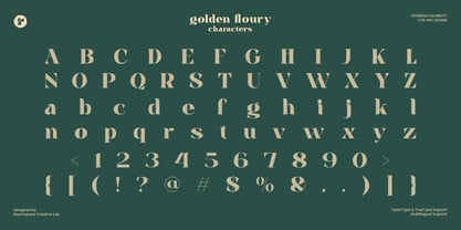 Fleur Mirage Font Poster 6