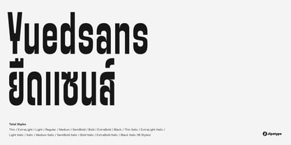 Yuedsans Font Poster 1