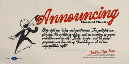 Replica Village Font Poster 2