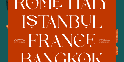 Strikes Against Font Poster 3