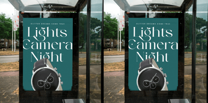 Strikes Against Font Poster 12