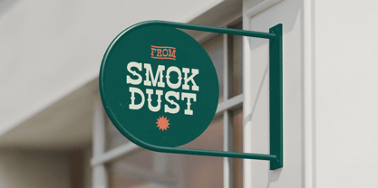 Smoke Grand Font Poster 8