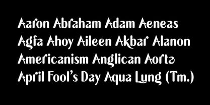 Aetherialrocks Font Poster 9