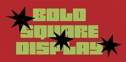 Cook Squarisp Font Poster 2