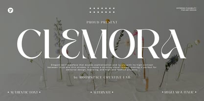 Clemora Font Poster 1