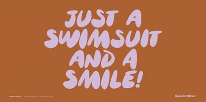 Monkey Brush Font Poster 14