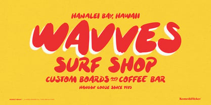 Monkey Brush Font Poster 13