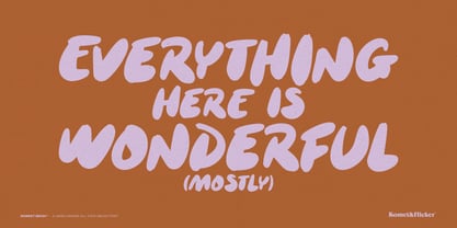 Monkey Brush Font Poster 7