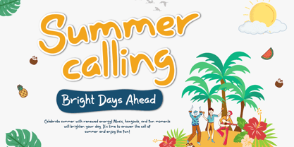 Ware Moment Font Poster 8