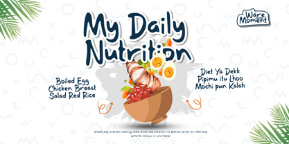 Ware Moment Font Poster 4