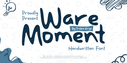 Ware Moment Font Poster 1