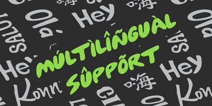 Wall Secret Font Poster 3