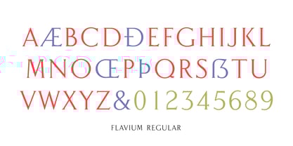 Flavium Font Poster 4