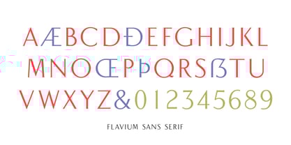 Flavium Font Poster 5