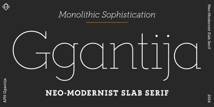 APN Ggantija Font Poster 1
