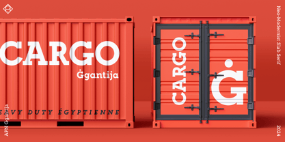 APN Ggantija Font Poster 2